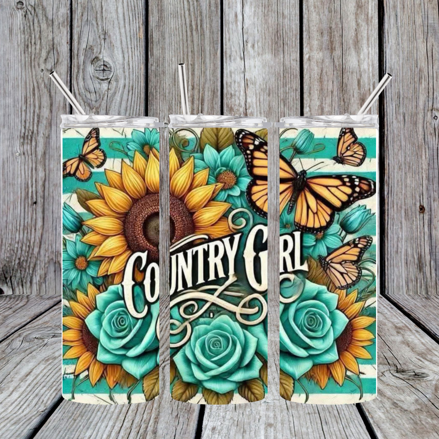 Green & Gold Country Girl