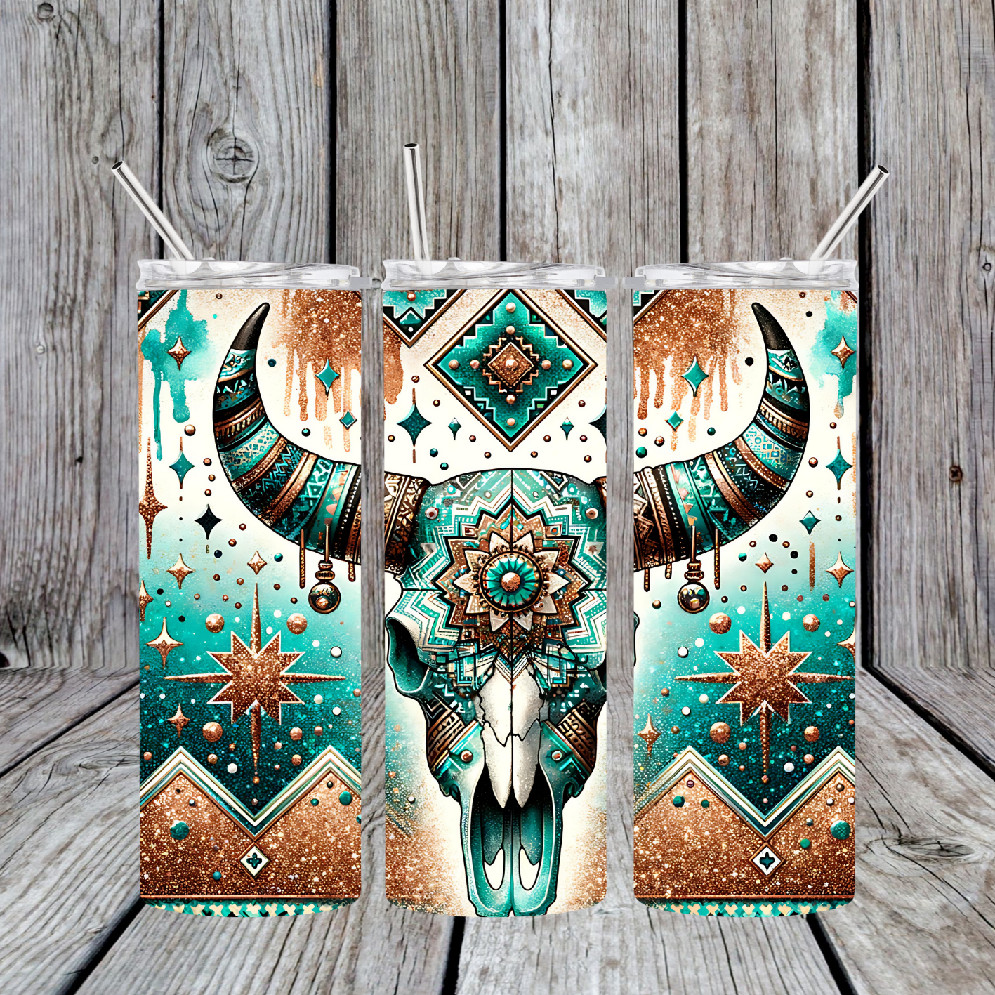 Aztec Cow Skull