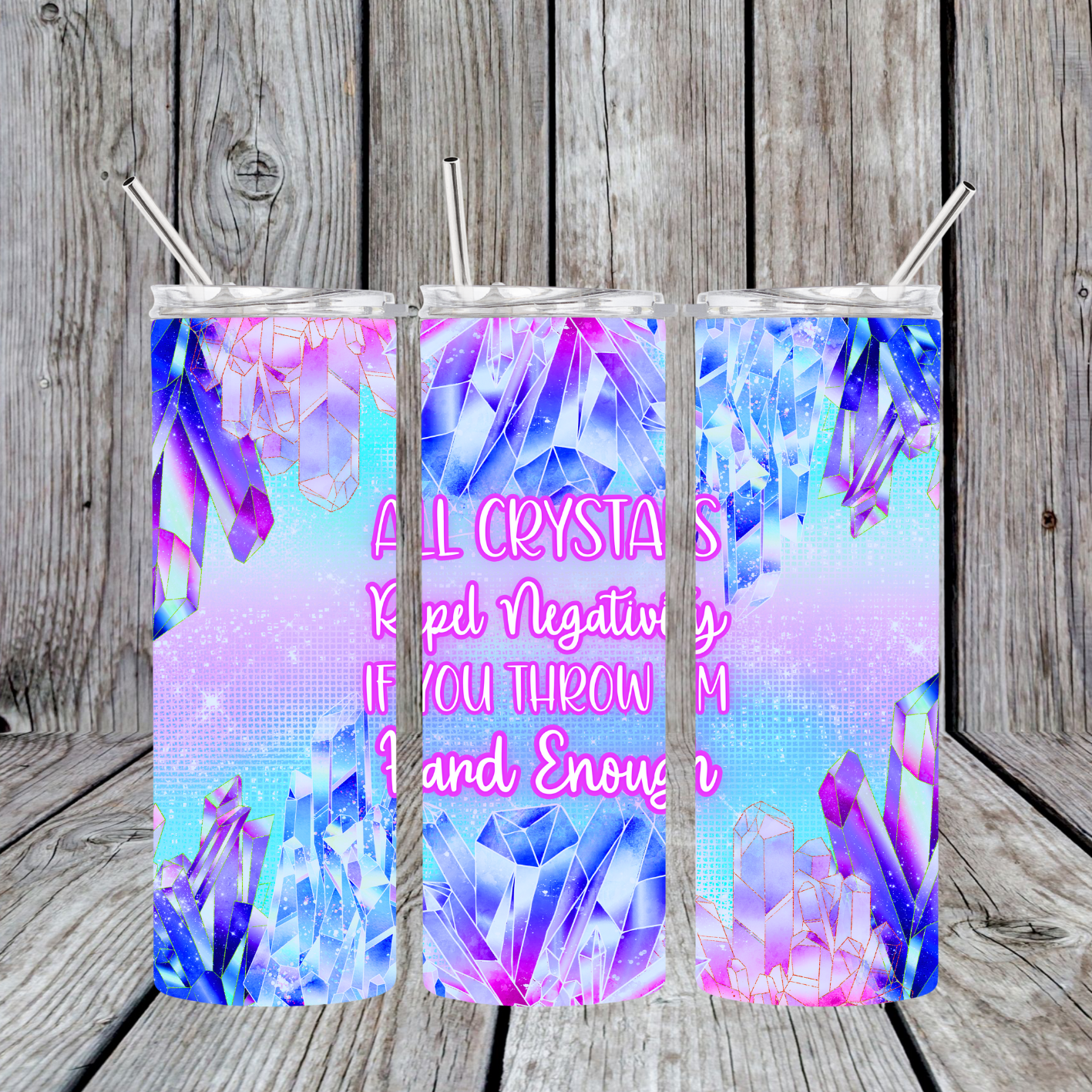 All crystals repel negativity if you throw em hard enough