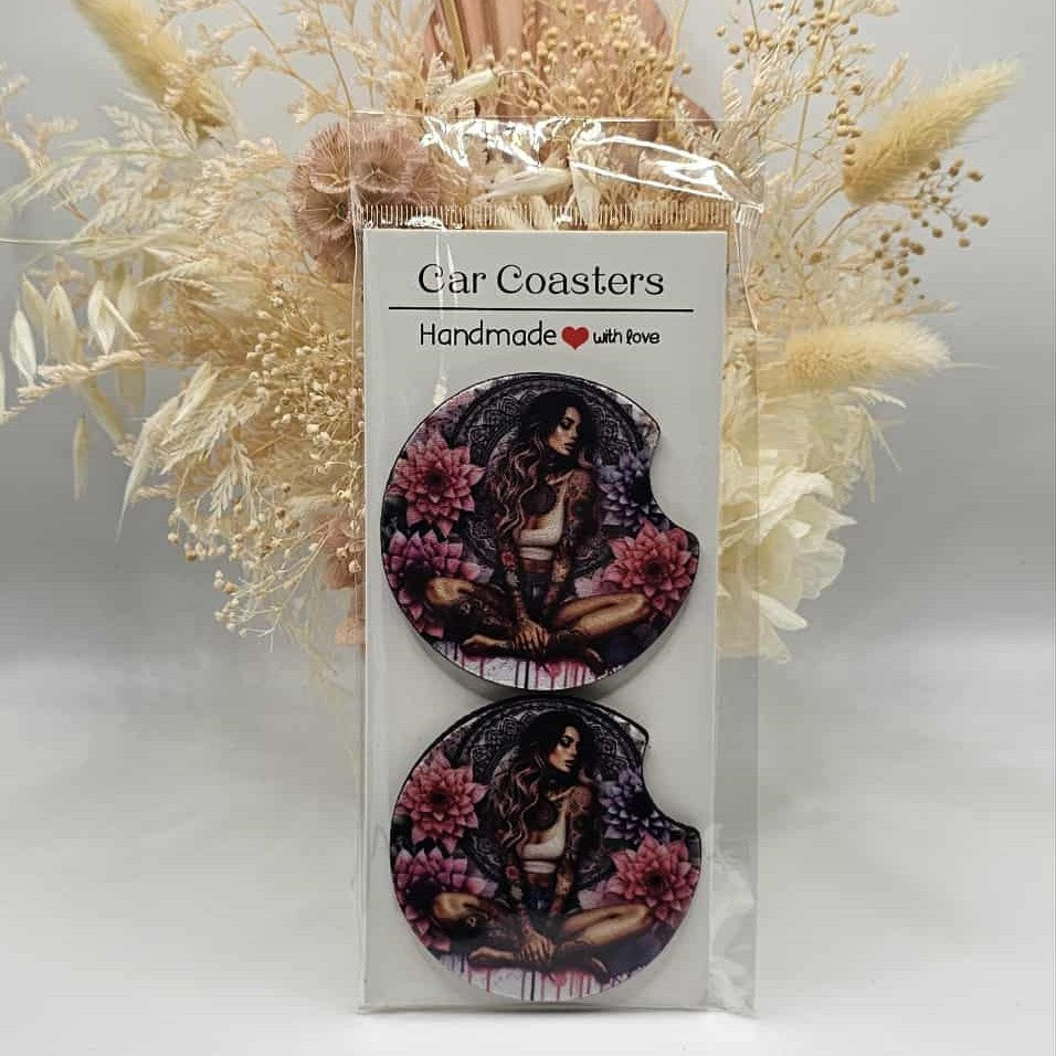 Boho #2 Car Coasters