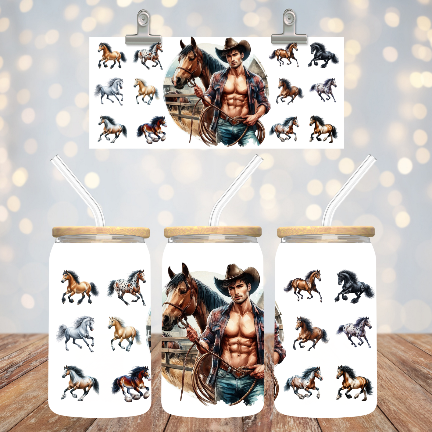 Cowboy & Horses