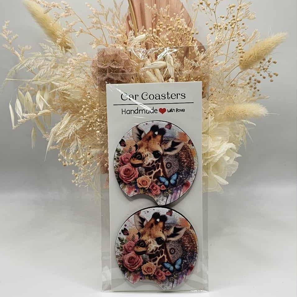 Giraffe Car Coasters