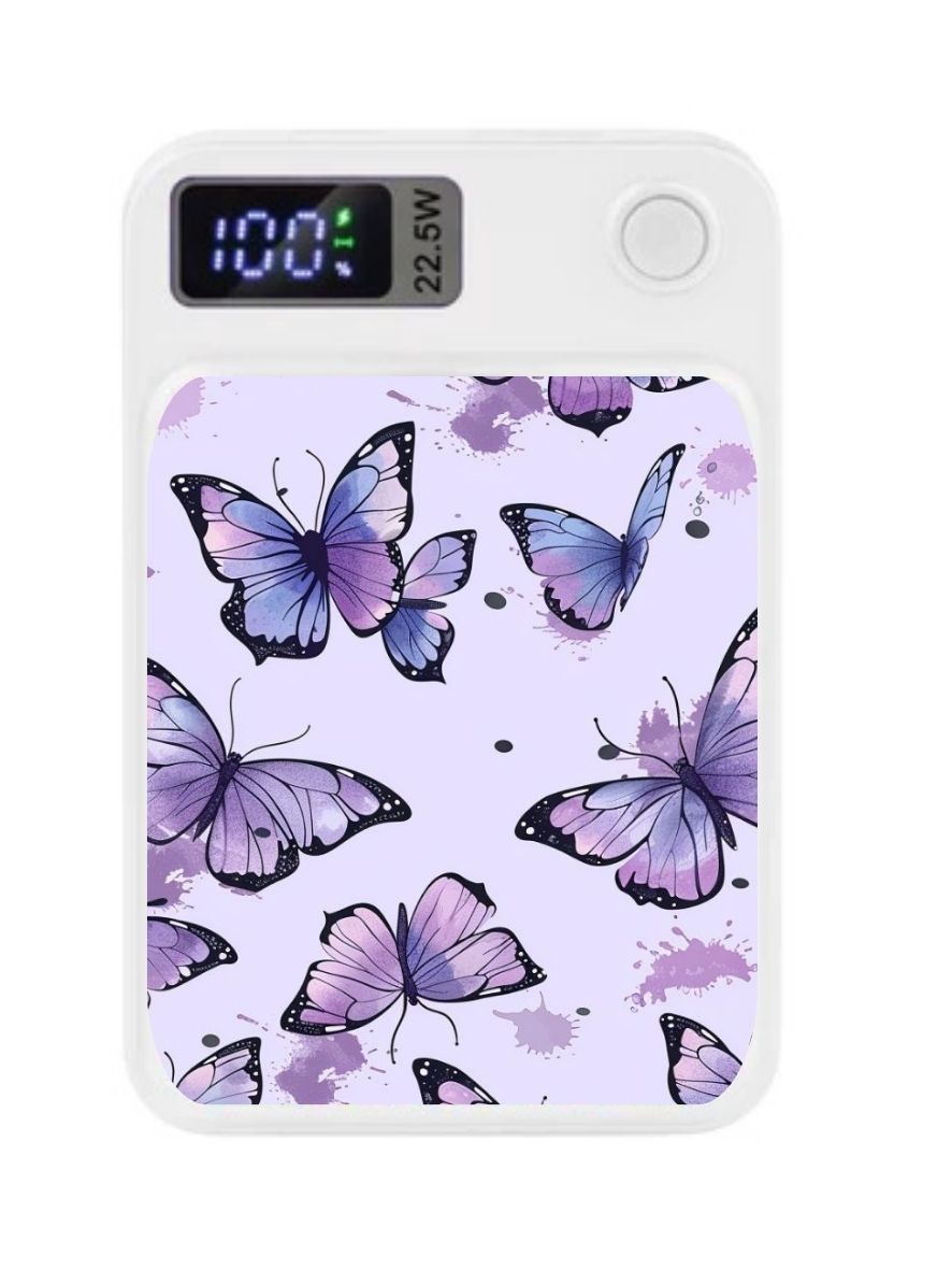 MagSafe Power Bank Charger - Butterflies