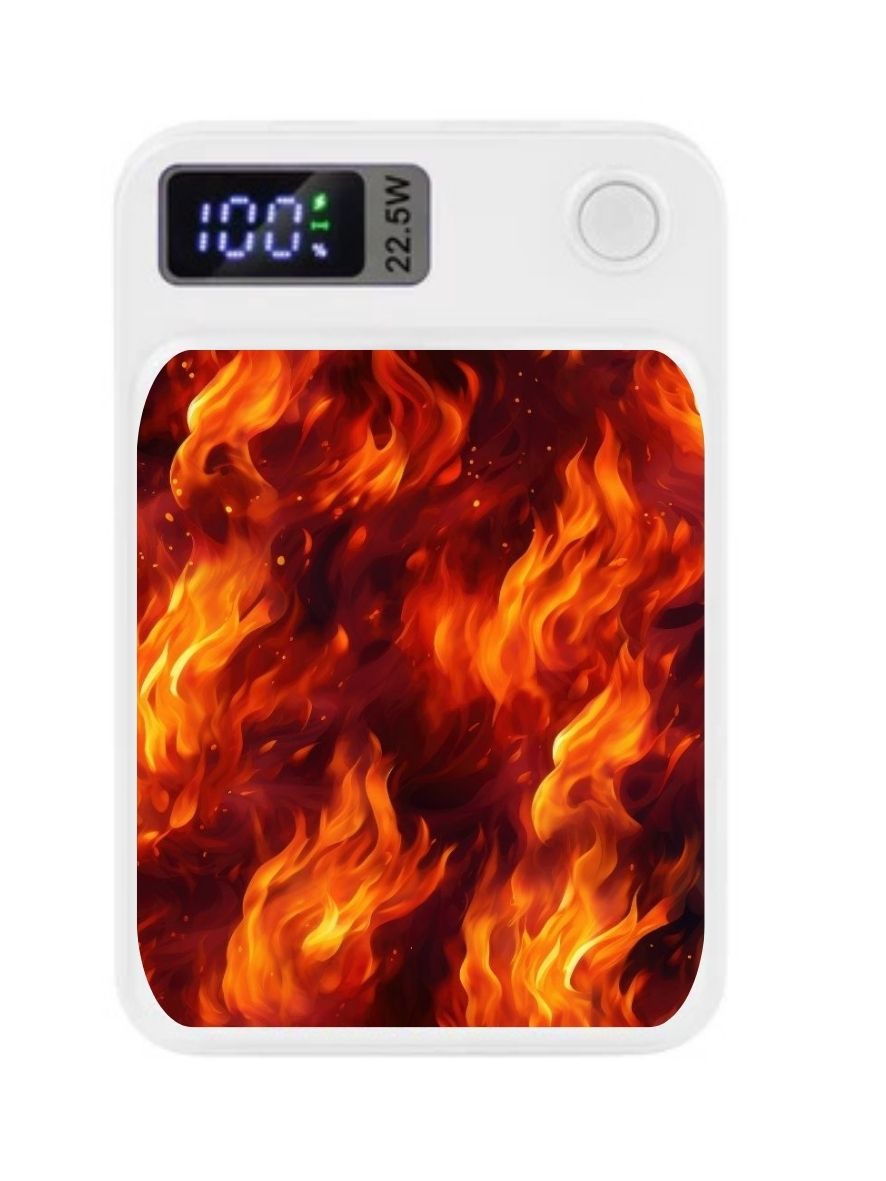 MagSafe Power Bank Charger - Flames
