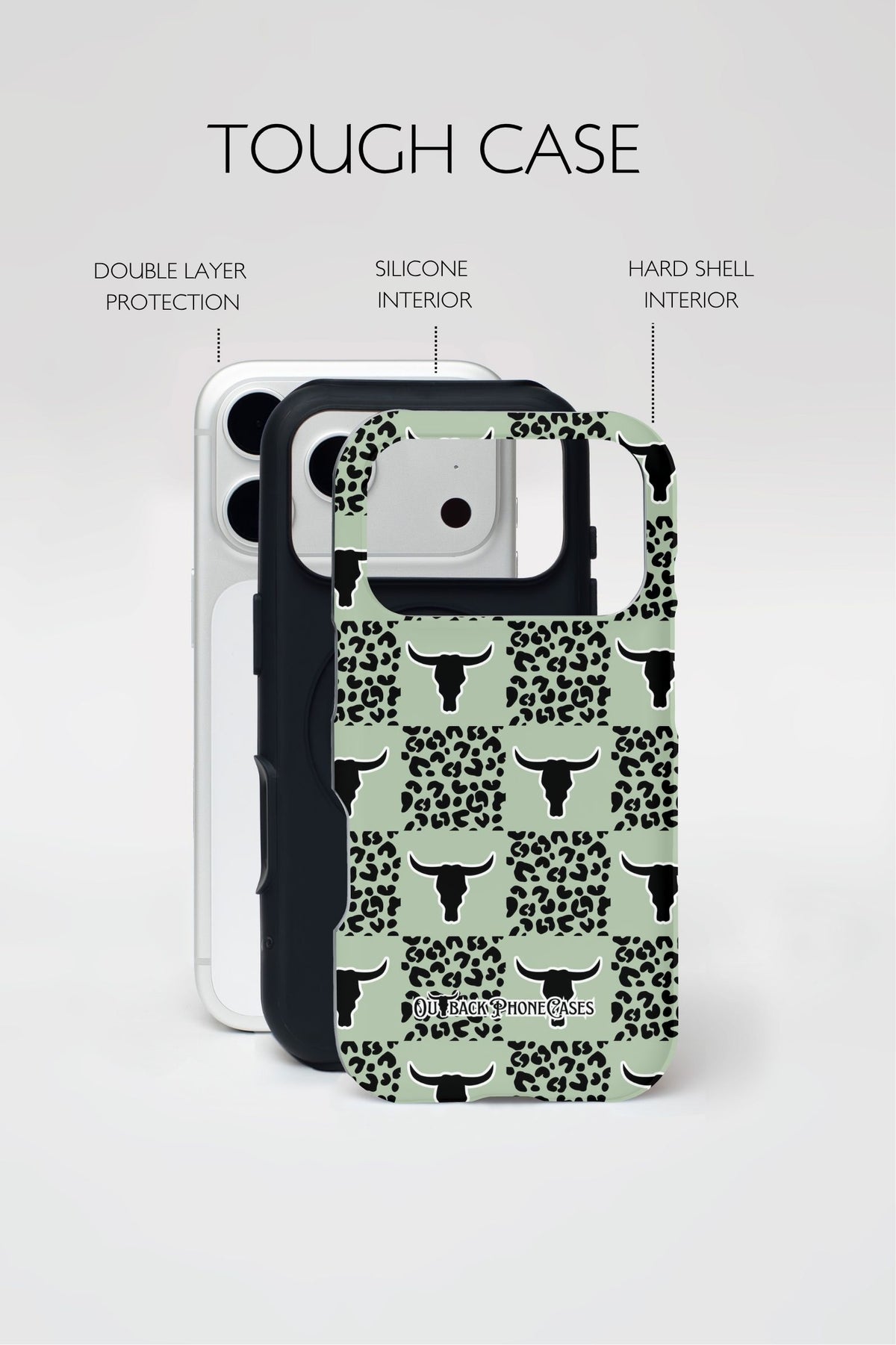 MagSafe Dual Layer Phone Case - Outback Sage Green