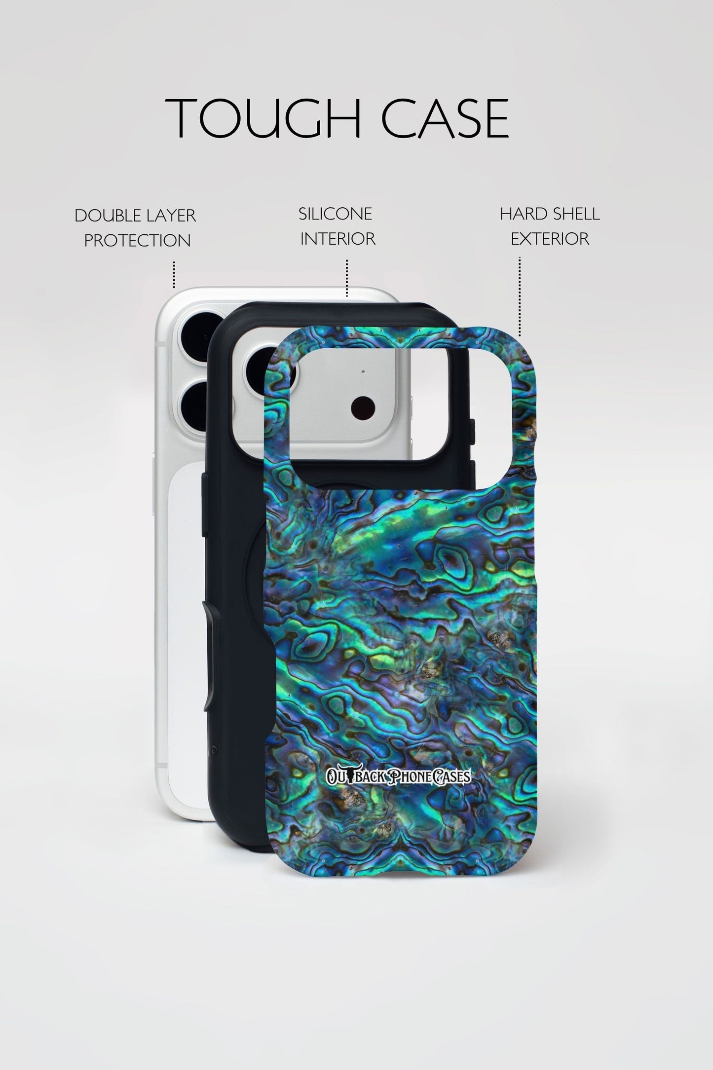MagSafe Dual Layer Phone Case - Paua Shell