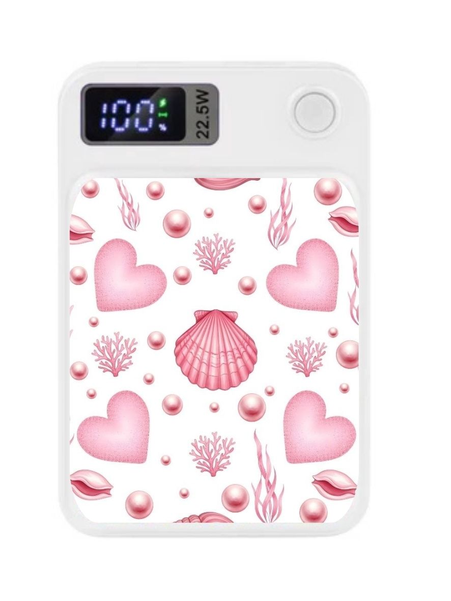 MagSafe Power Bank Charger - Pink Shells