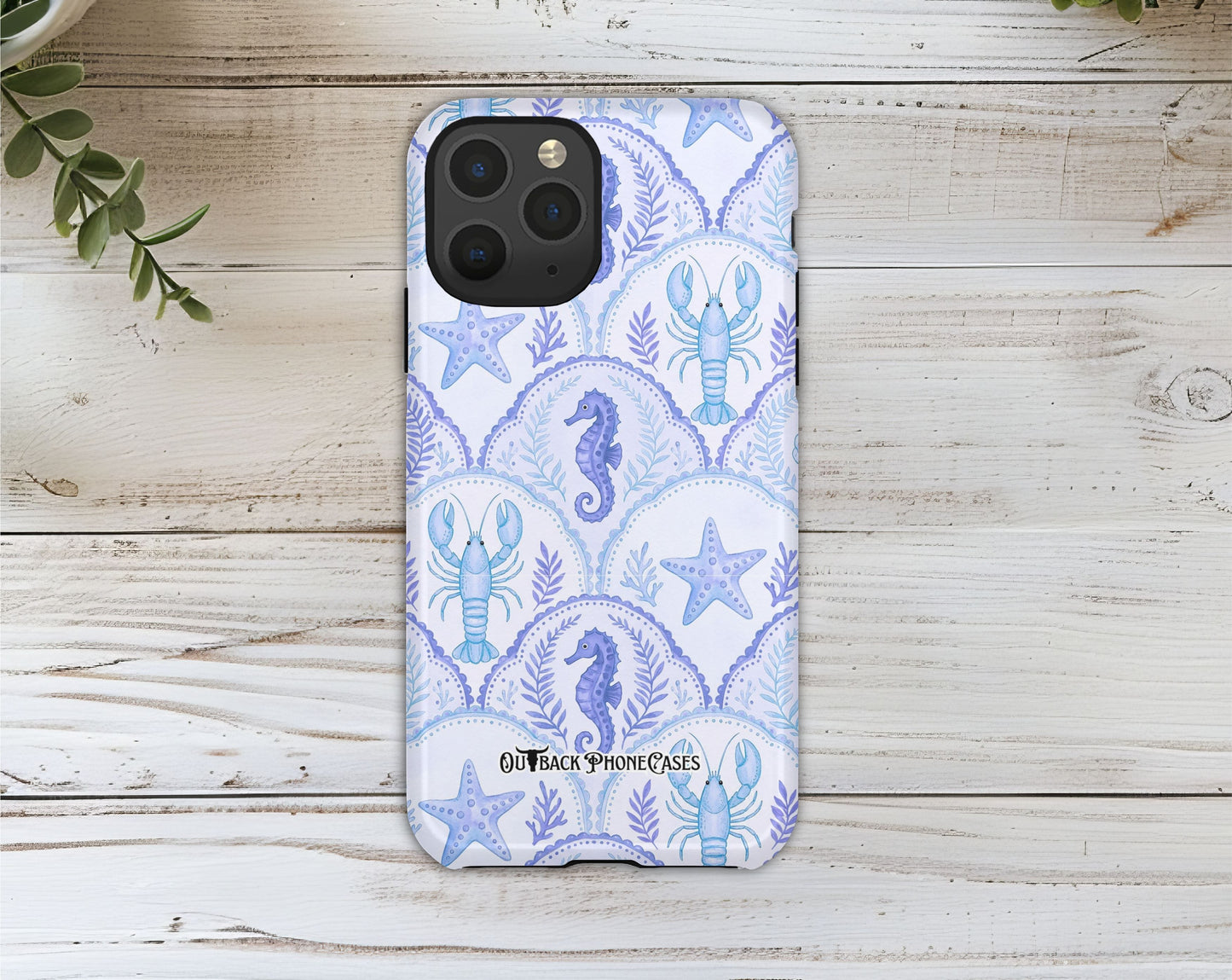 Phone Case Outer Shell - Seahorse