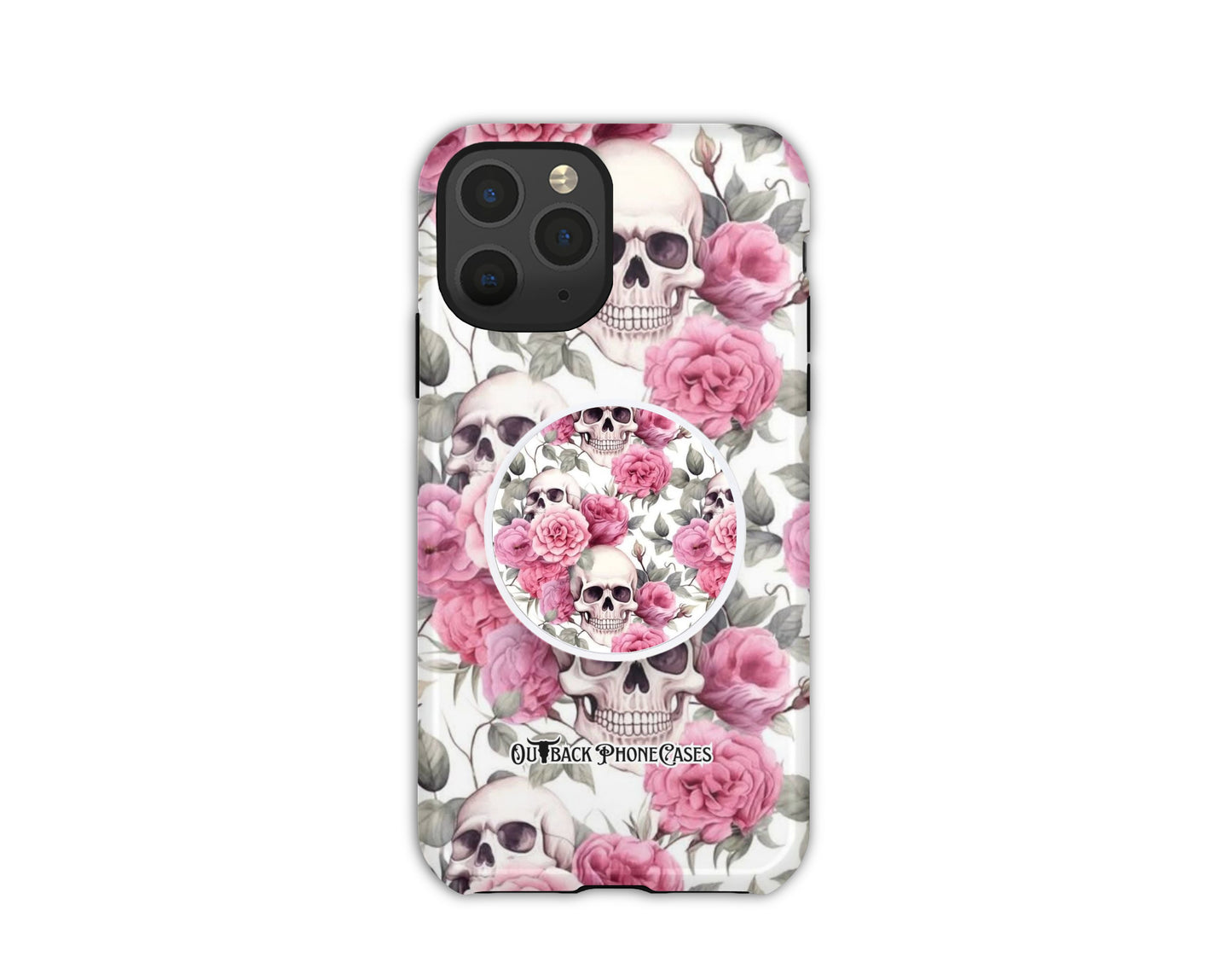MagSafe Phone Grip - Skulls N Roses