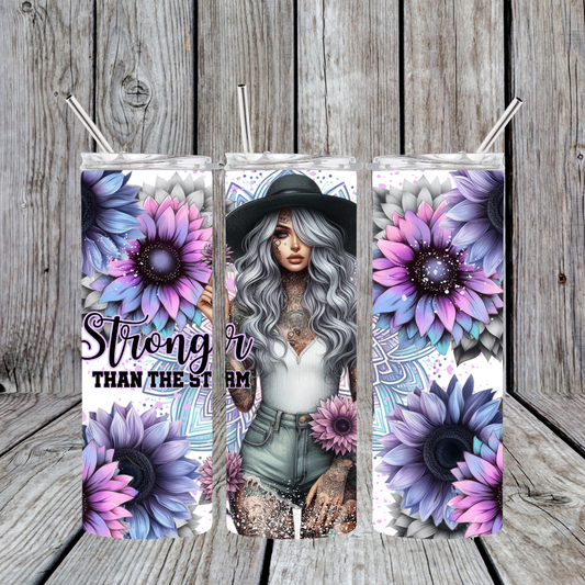 Stronger than the Storm Tattoo Girl