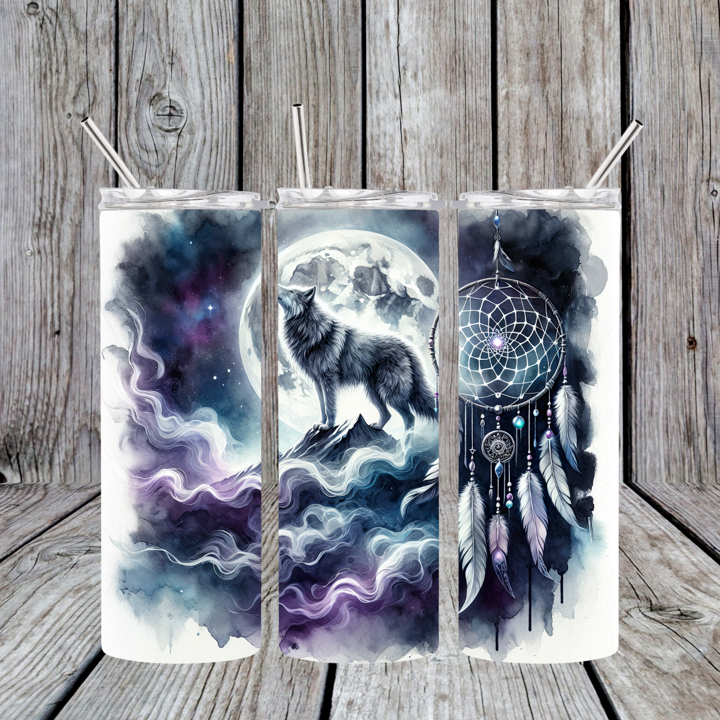 Wolf/Dream catcher