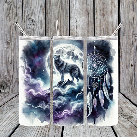 Wolf/Dream catcher