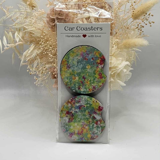 Tie Dye Car Coasters