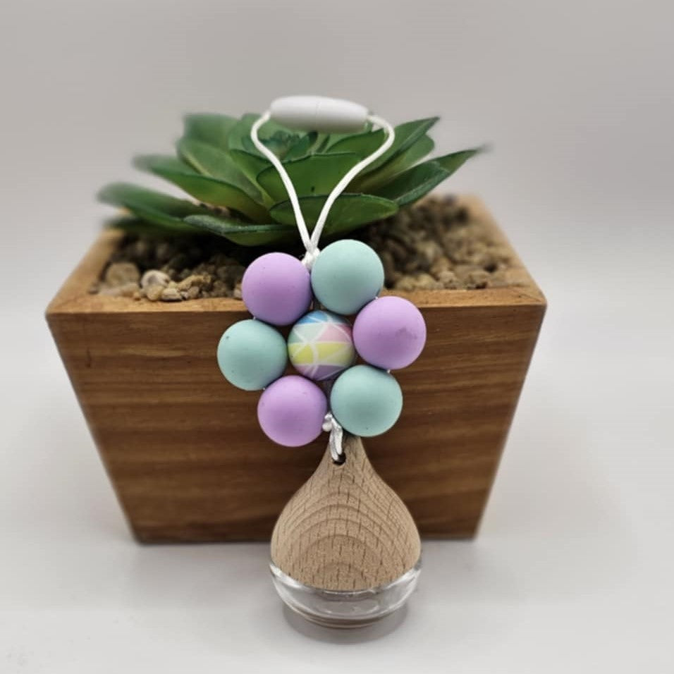 Purple & Teal flower Oil Diffuser