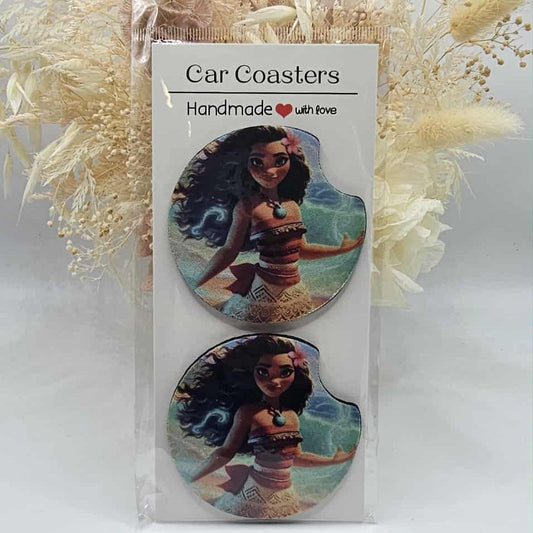 Island Girl #2 Car Coasters