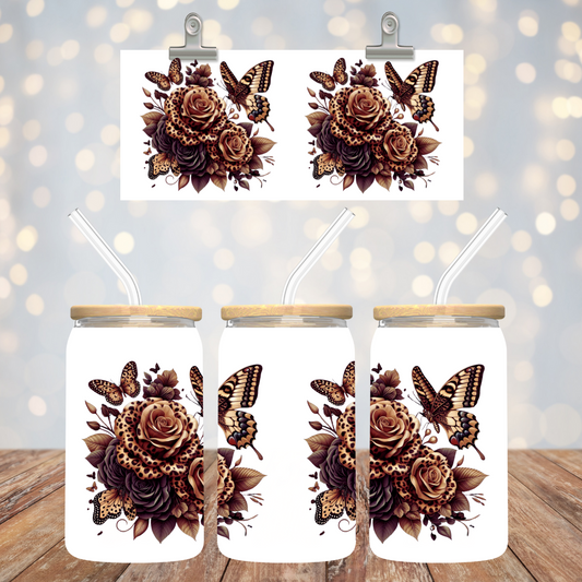Leopard Print Roses