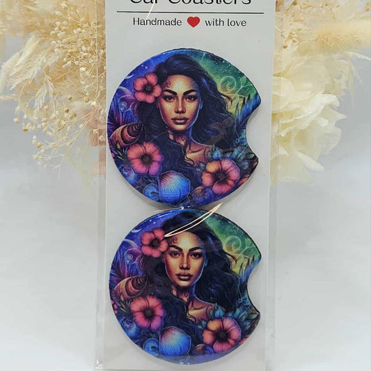 Island Girl #3 Car Coasters