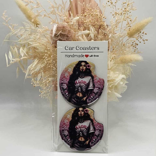 Maori #2 Car Coasters