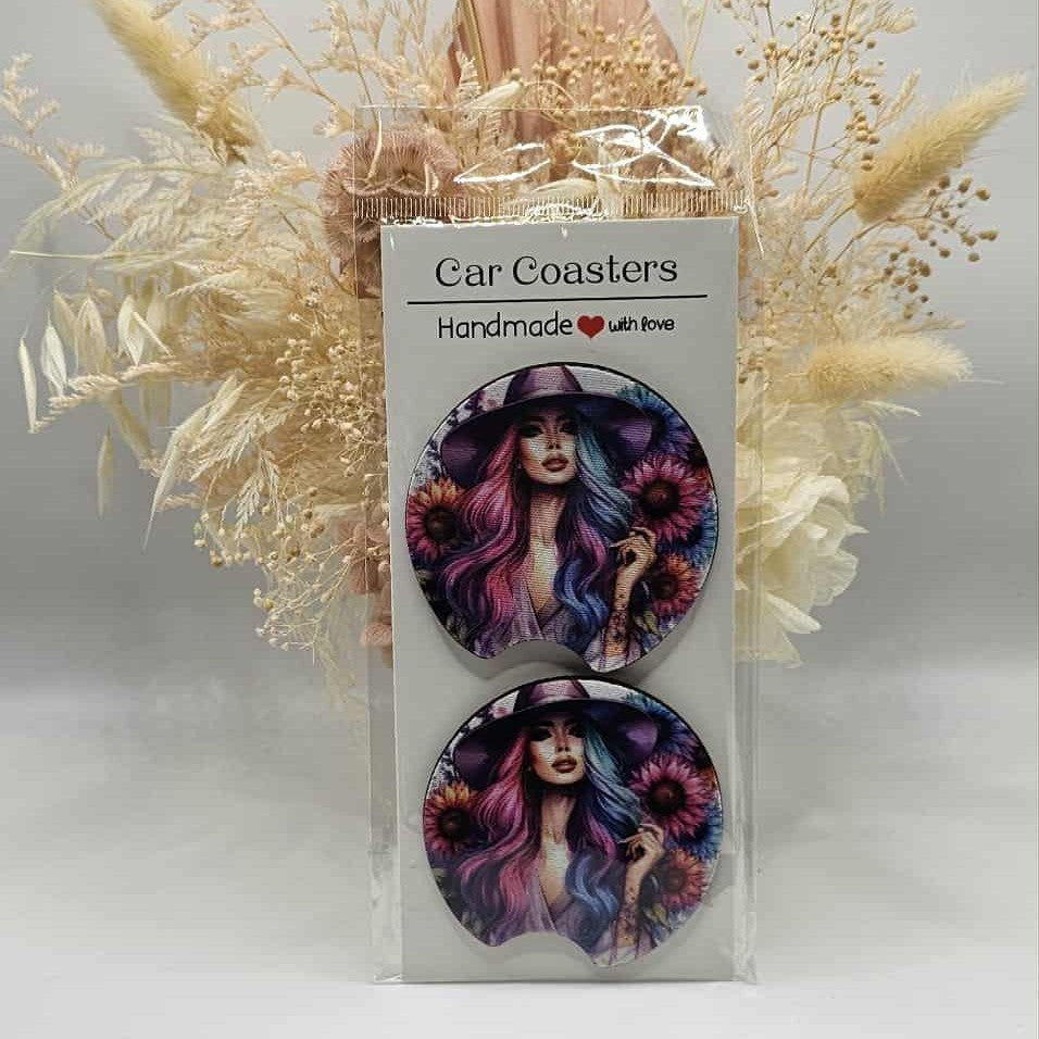 Boss Babe #1 Car Coaster