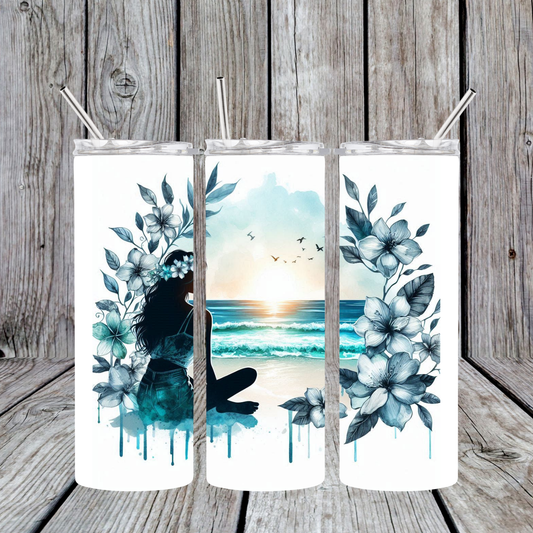 Blue Boho Beach