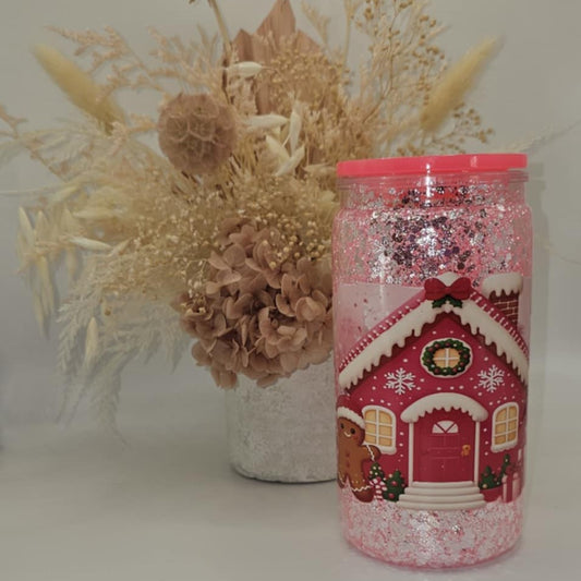 Christmas Gingerbread House 16oz Acrylic Snow Globe