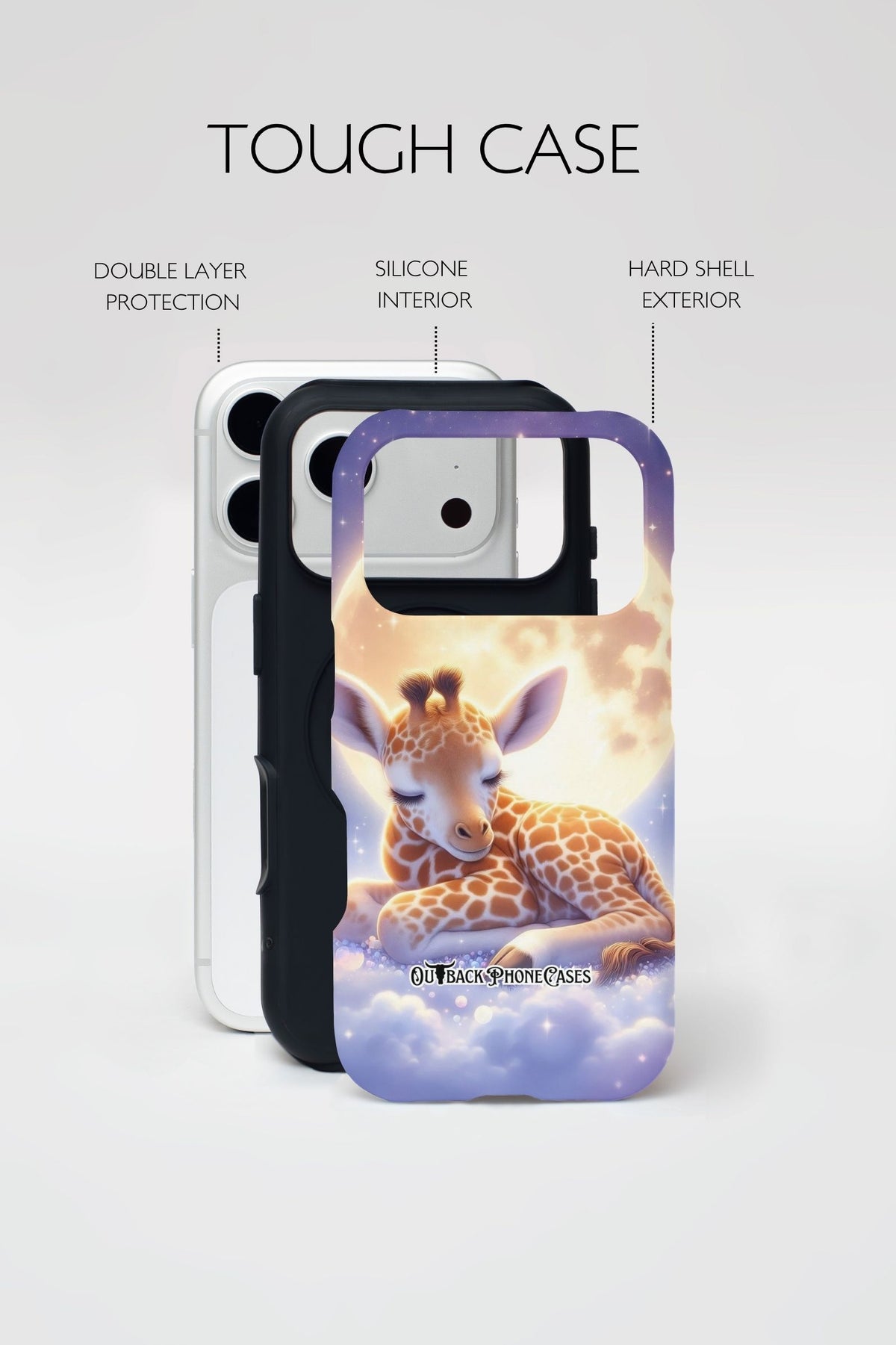 MagSafe Dual Layer Phone Case - Baby Giraffe