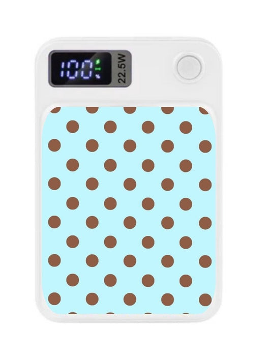 MagSafe Power Bank Charger - Blue Dots