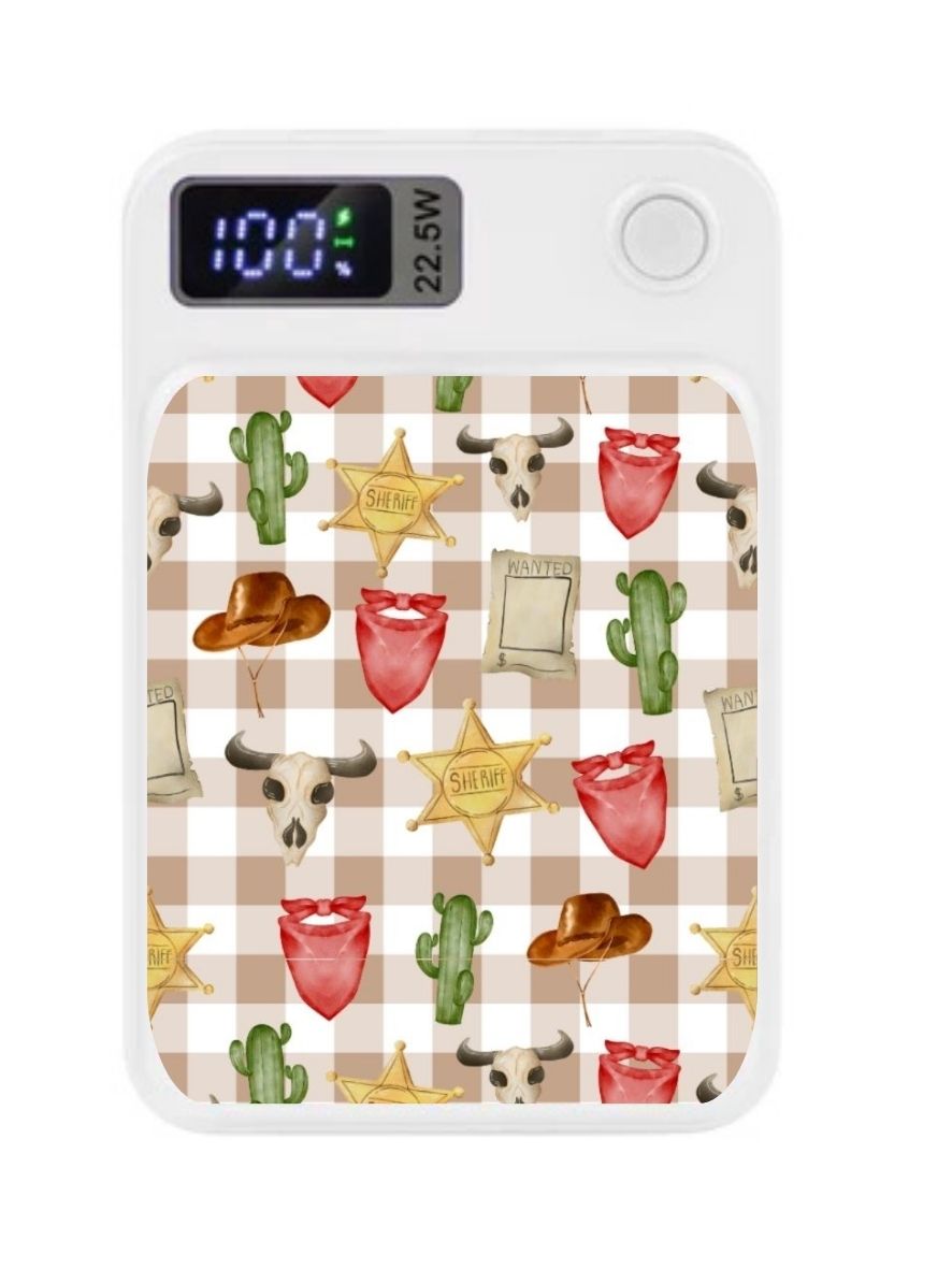 MagSafe Power Bank Charger - Checkered Country