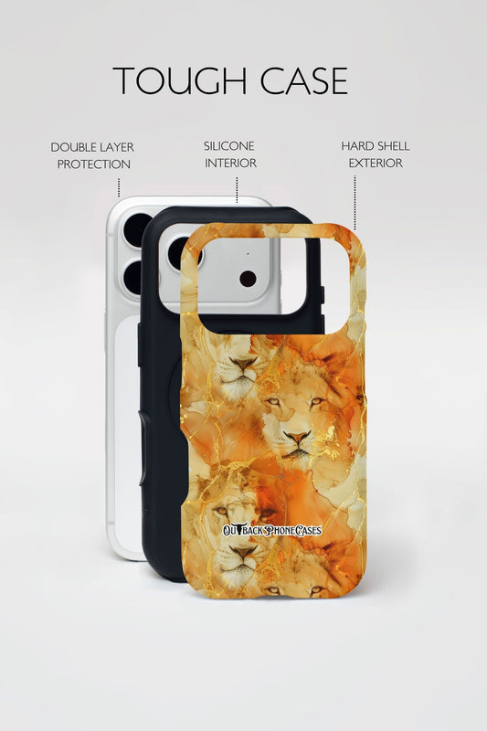 MagSafe Dual Layer Phone Case - Lions