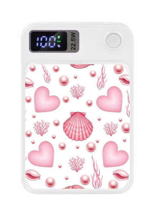 MagSafe Power Bank Charger - Pink Shells