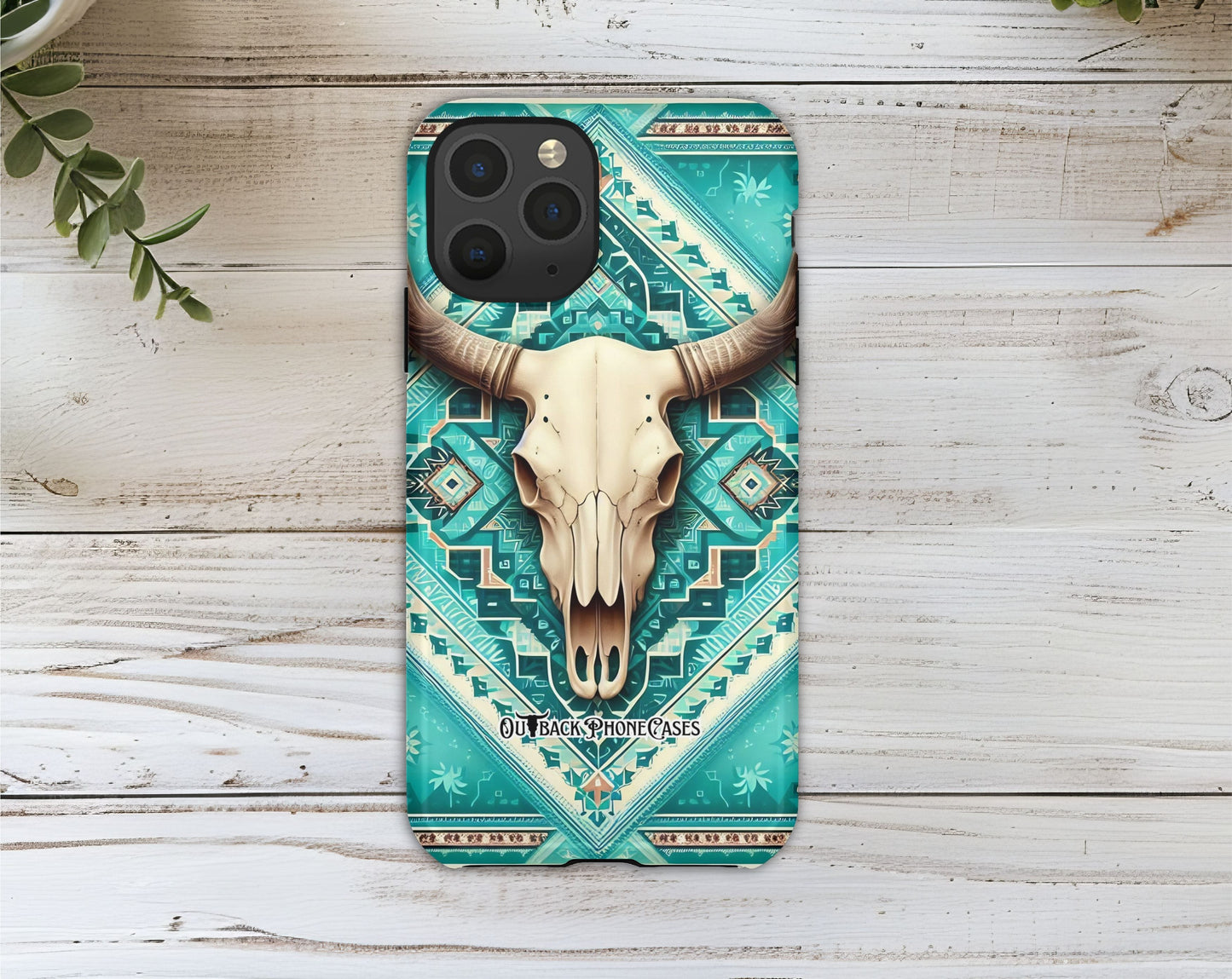 Phone Case Outer Shells - Cow Skull