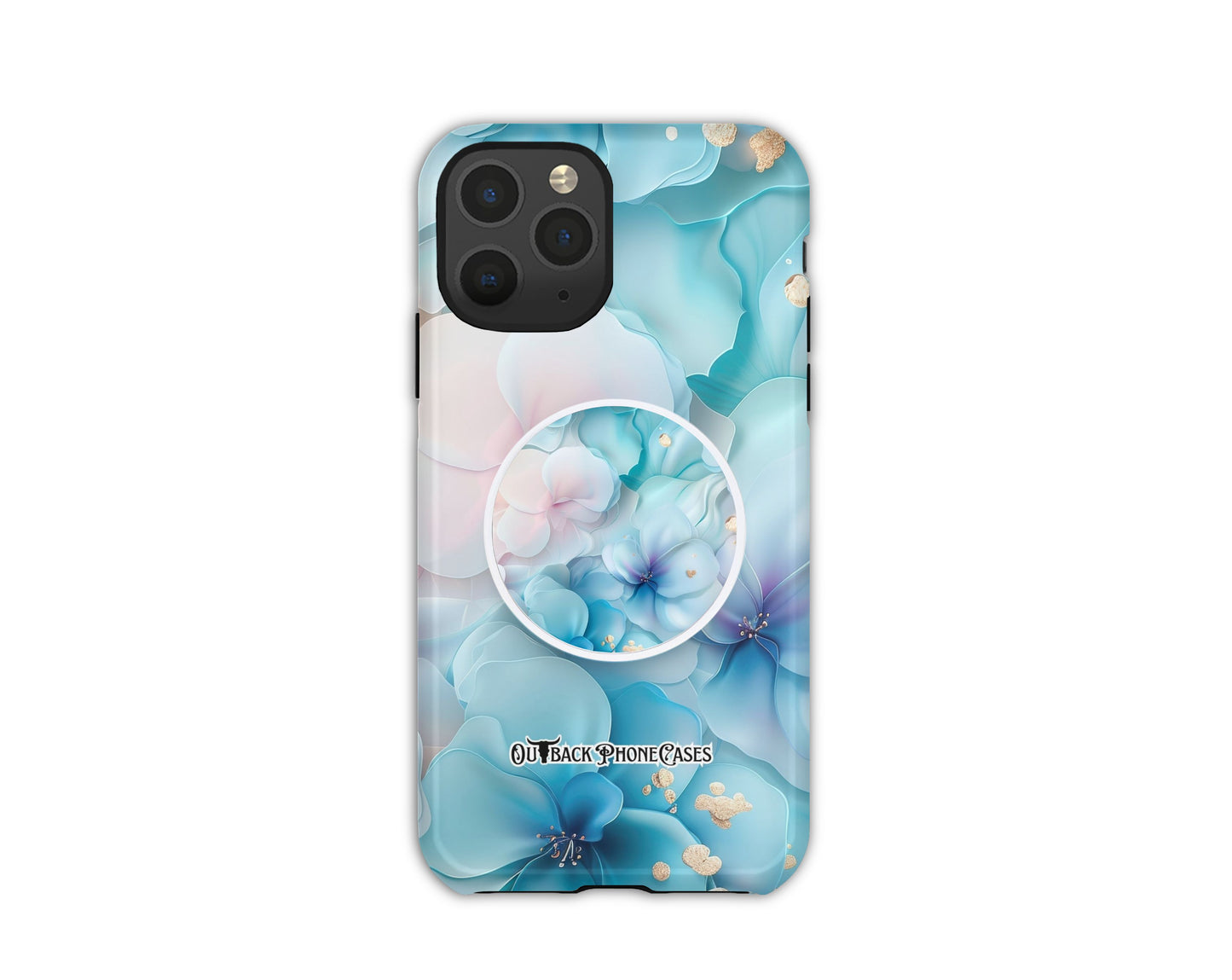 MagSafe Phone Grip - Ink Flowers