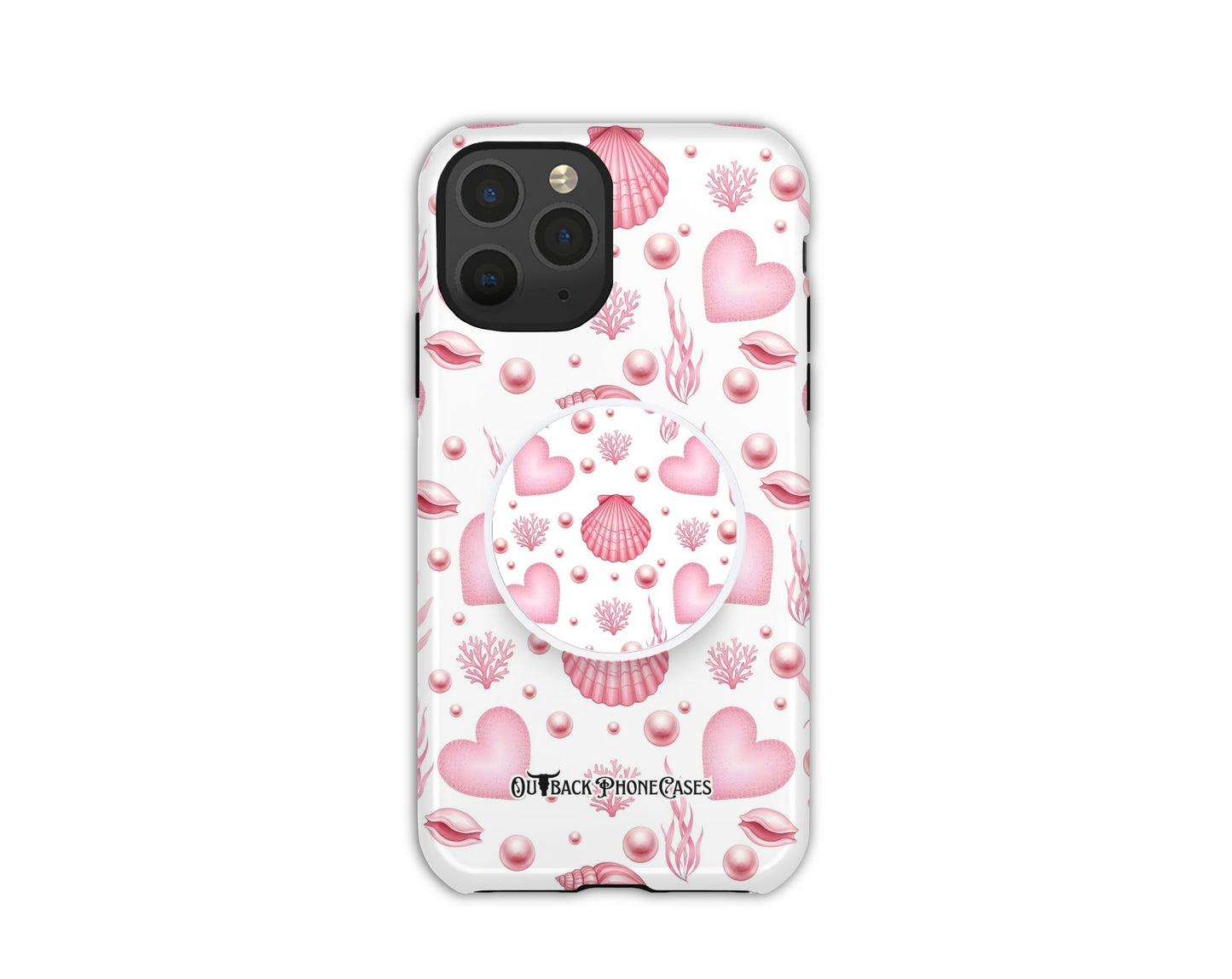 MagSafe Phone Grip - Pink Shells