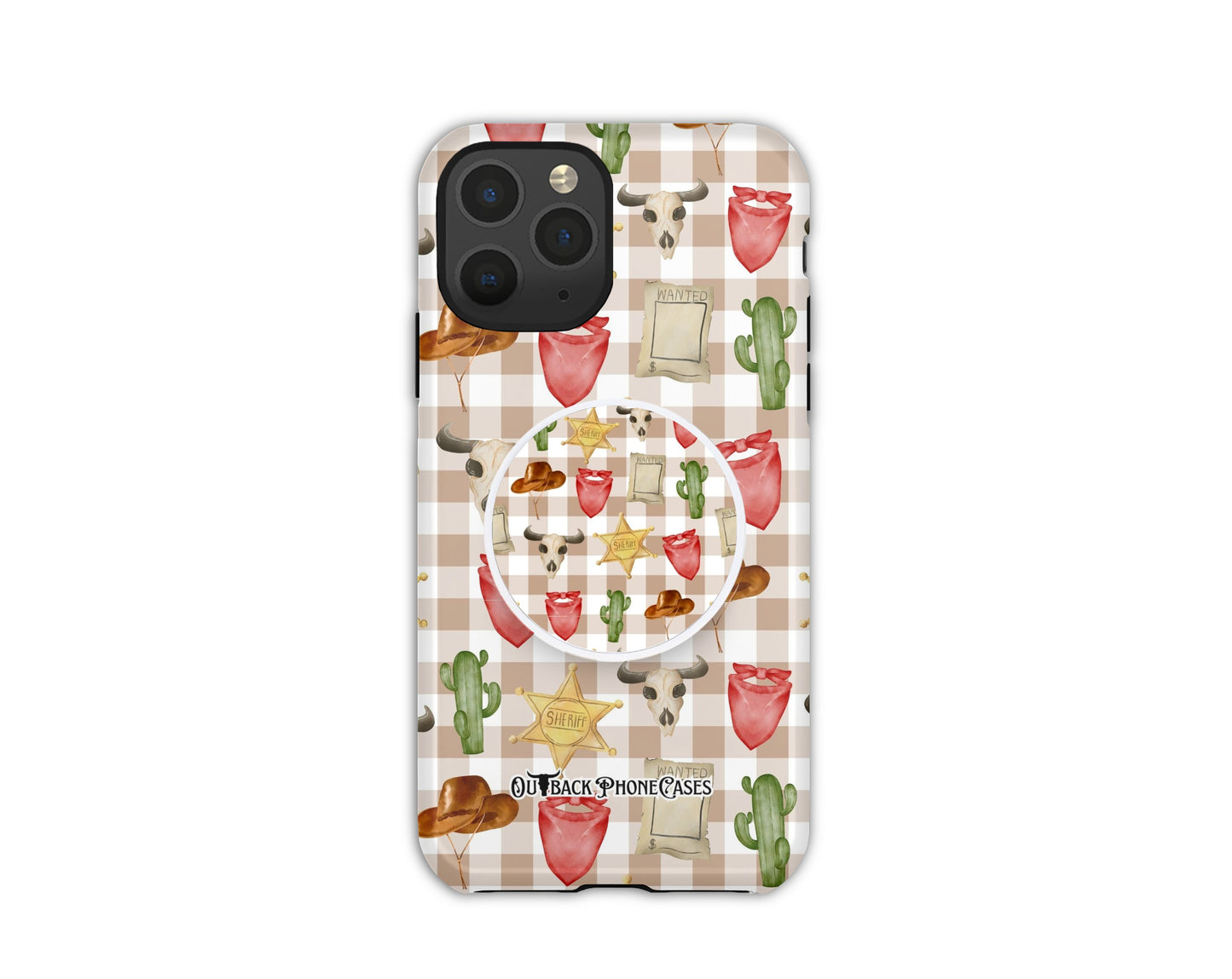 MagSafe Phone Grip - Checkered Country