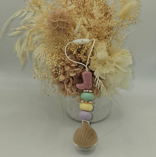 Cowgirl boot in pink Car Diffuser